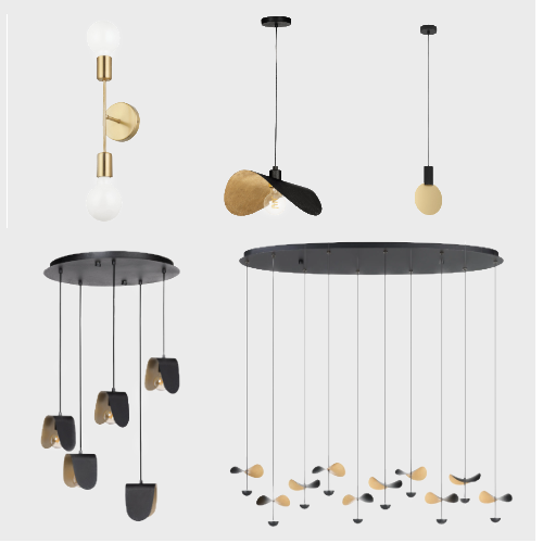 LAMPARAS: PAQUETE 1: LUMÉ