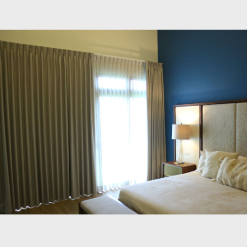 DOBLE BLACKOUT & CORTINAS VELO EN HABITACIONES